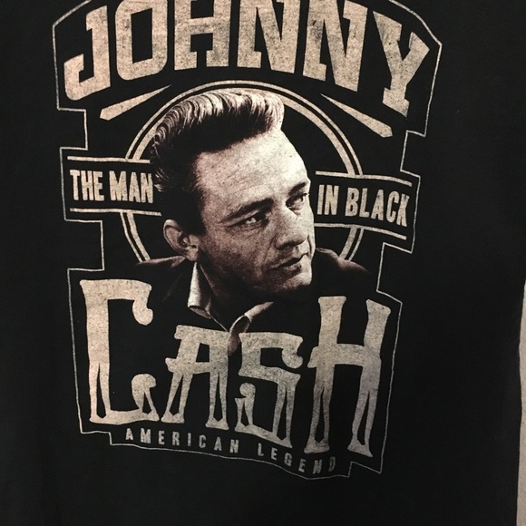 Johnny Cash Large 100% Cotton Graphic Tee - Picture 2 of 4